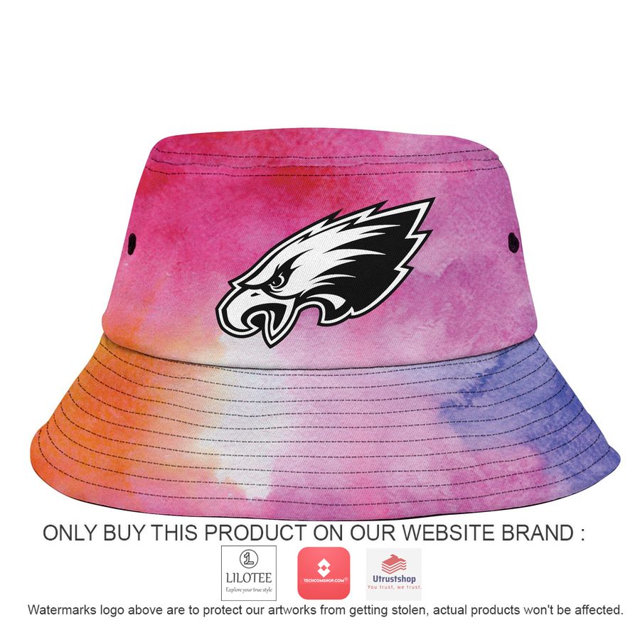 personalized philadelphia eagles crucial catch a bucket hat hat 2 41374