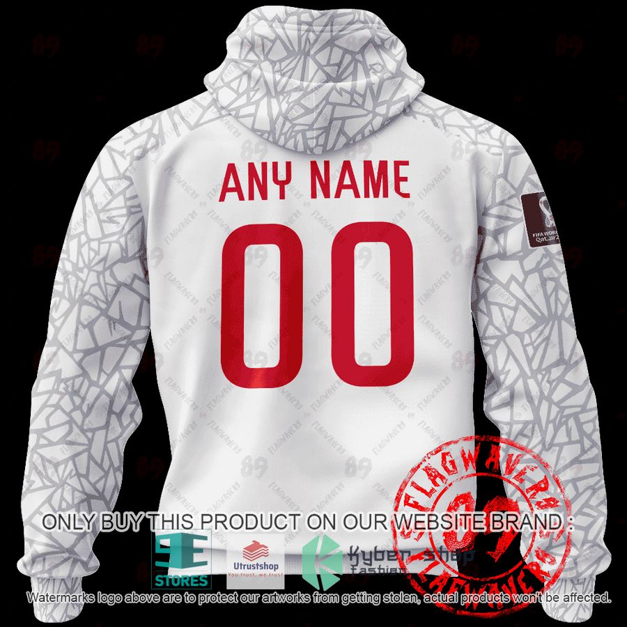 personalized poland home jersey world cup 2022 shirt hoodie 2 67382