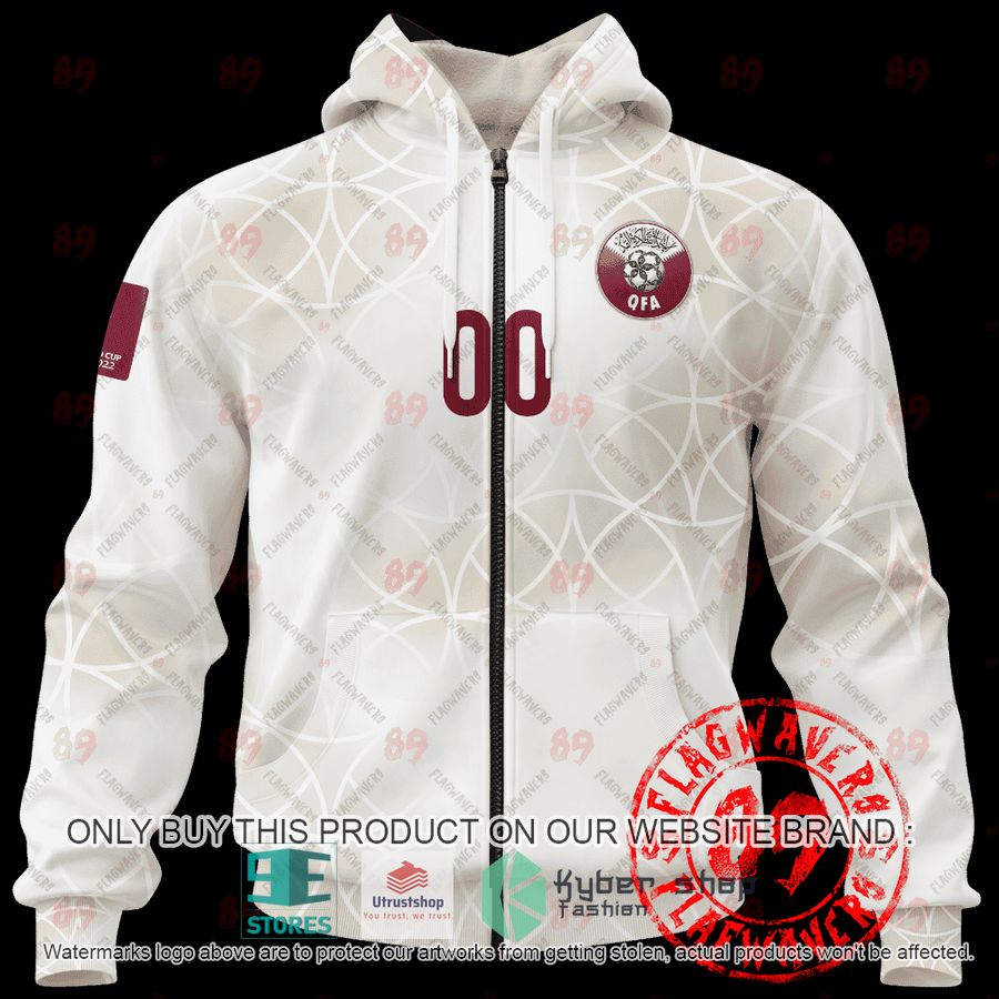 personalized quatar away jersey world cup 2022 shirt hoodie 2 73415