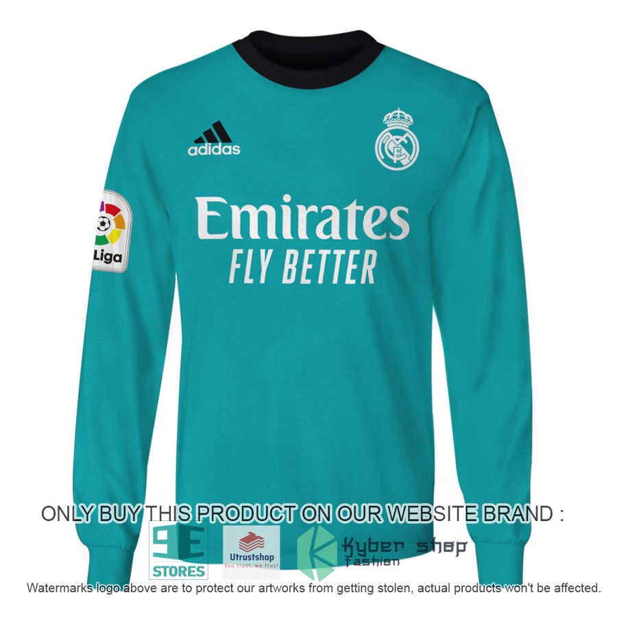 personalized real madrid fc adidas cyan shirt hoodie 5 74984