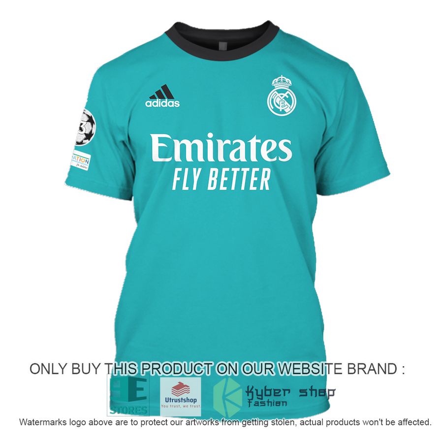 personalized real madrid fc adidas emirates fly better cyan shirt hoodie 7 40068