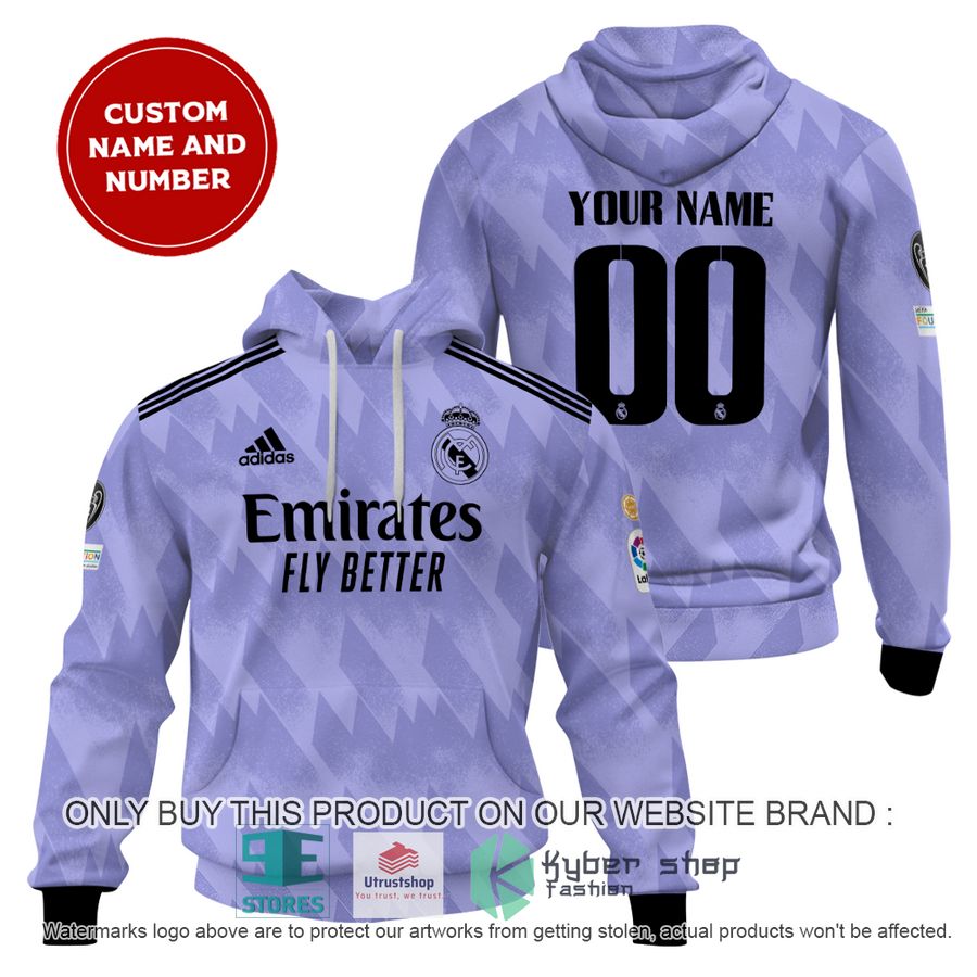 personalized real madrid fc adidas emirates fly better purple shirt hoodie 1 30154