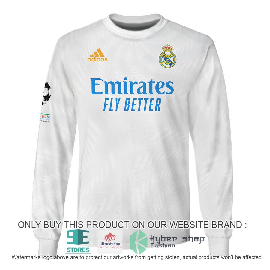 personalized real madrid fc emirates fly better white shirt hoodie 5 61837