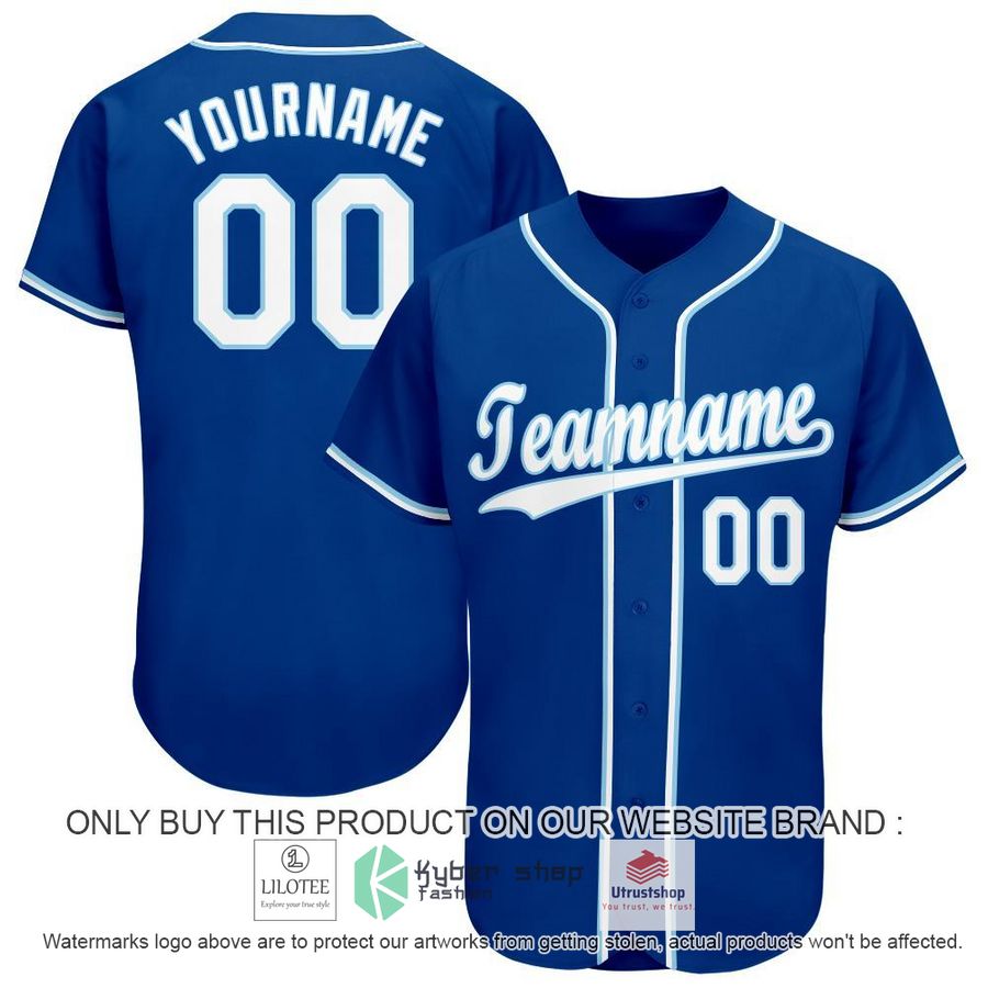 personalized royal white light blue baseball jersey 1 96772