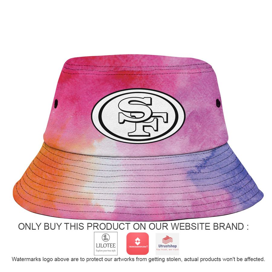 personalized san francisco 49ers crucial catch a bucket hat hat 2 94235