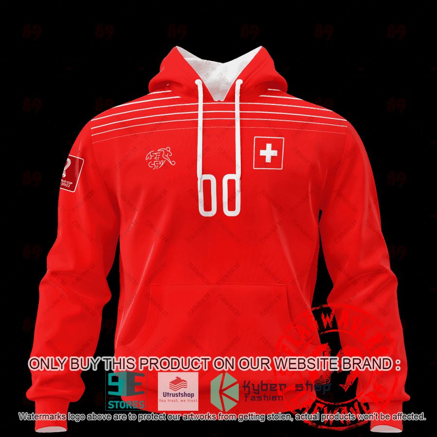personalized switzerland home jersey world cup 2022 shirt hoodie 1 39000