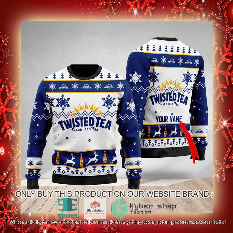 personalized twisted tea ugly christmas sweater 3 75736