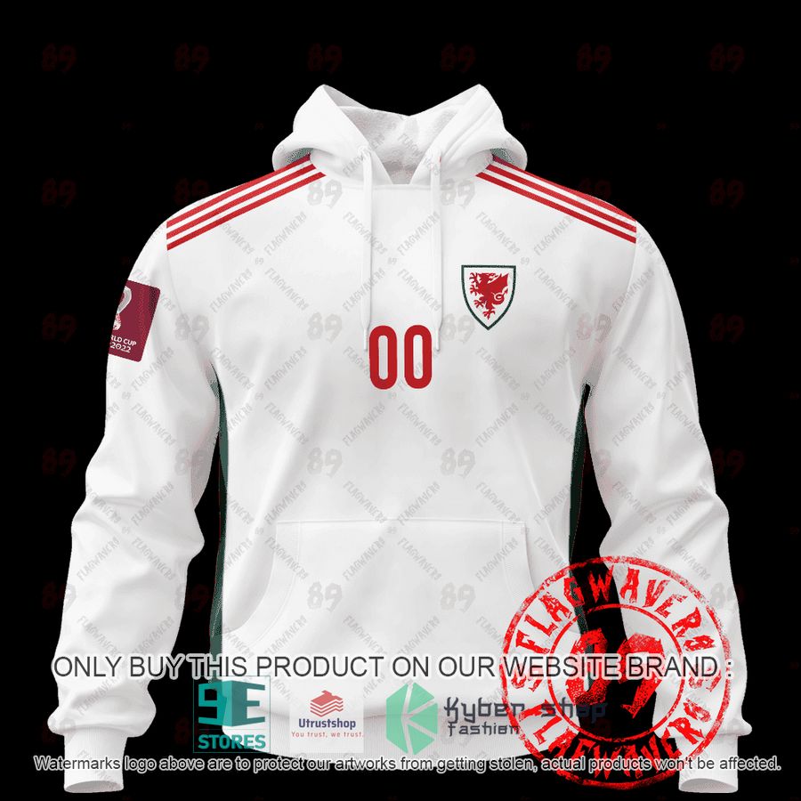 personalized wales away jersey world cup 2022 shirt hoodie 1 3718