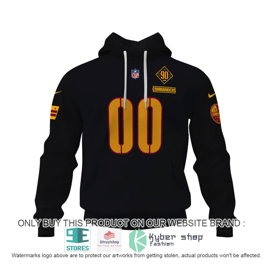 personalized washington commanders black shirt hoodie 2 31185