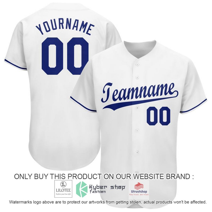 personalized white royal baseball jersey 1 21046