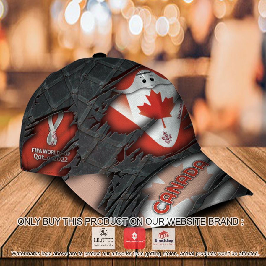 personalized world cup canada flag cap 2 12566
