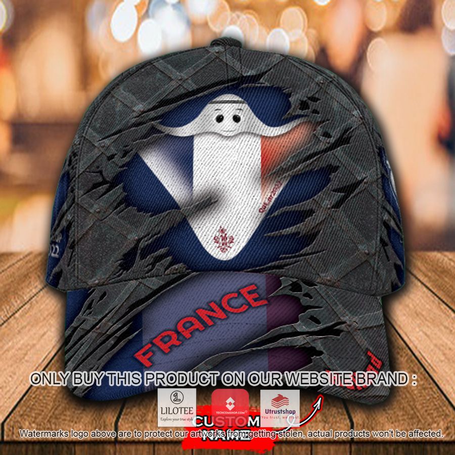 personalized world cup france flag cap 1 72684