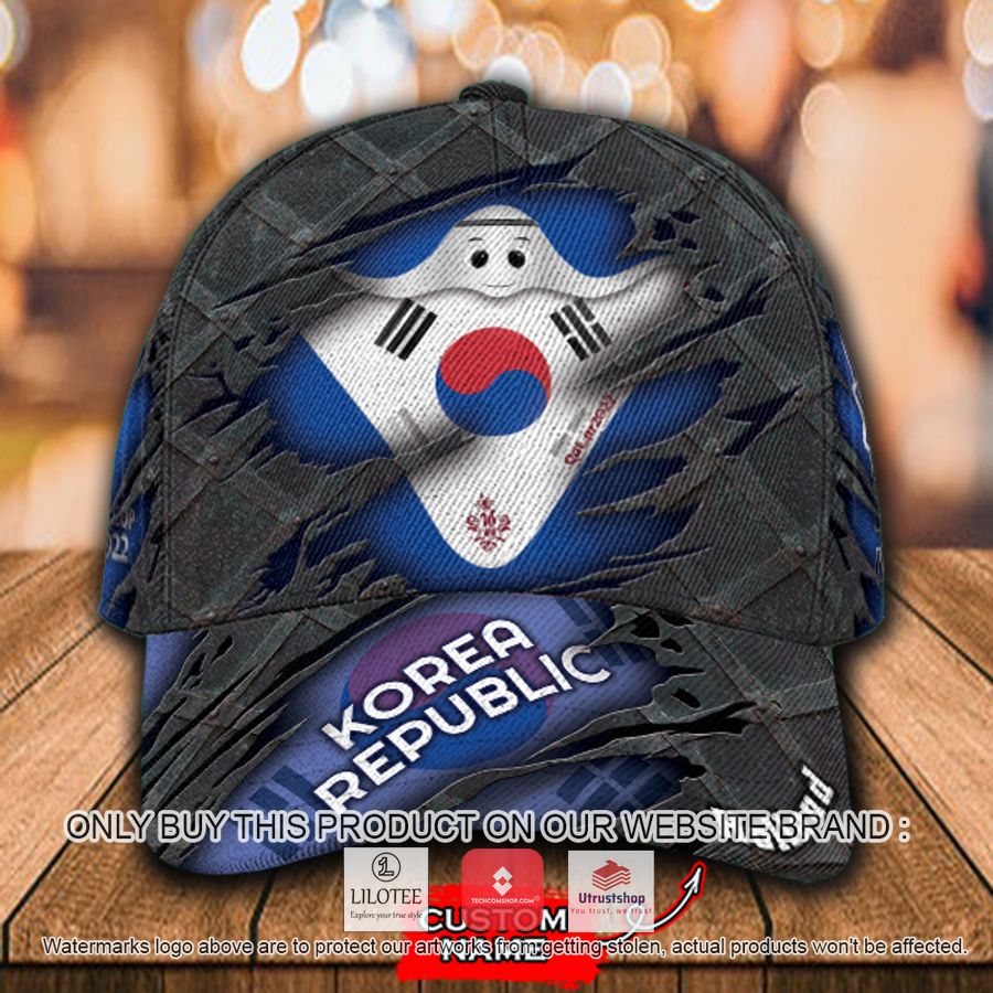 personalized world cup korea republic flag cap 1 41504