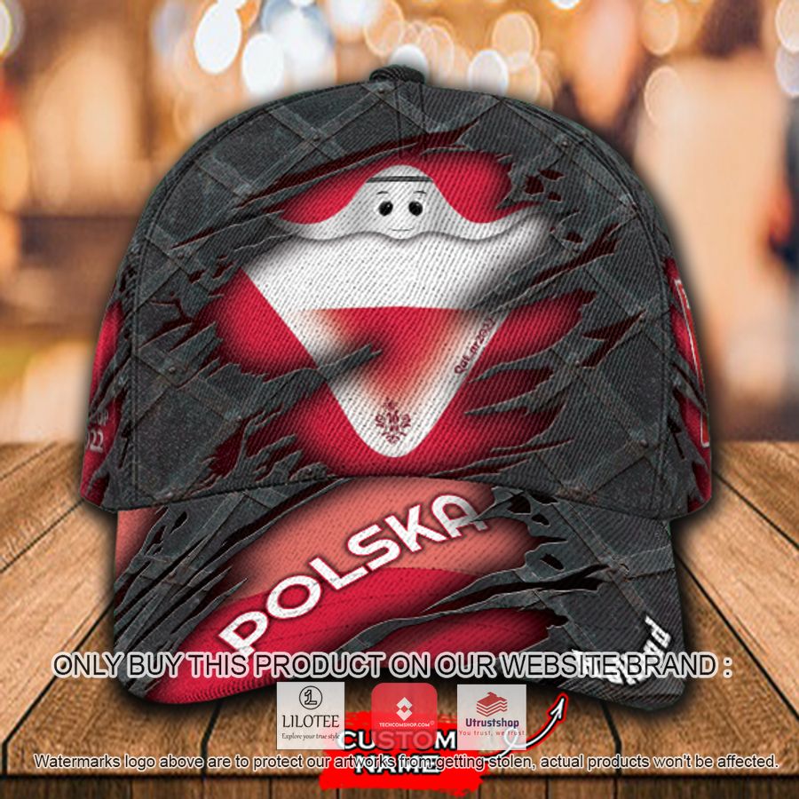 personalized world cup polska flag cap 1 16007