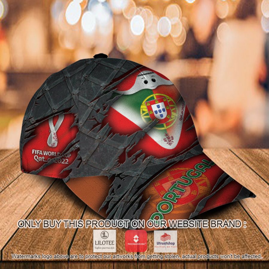 personalized world cup portugal flag cap 2 69148