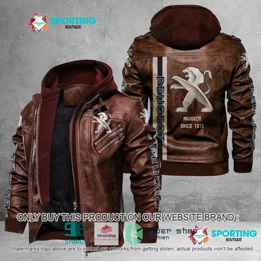 peugeot since 1810 leather jacket 2 62425