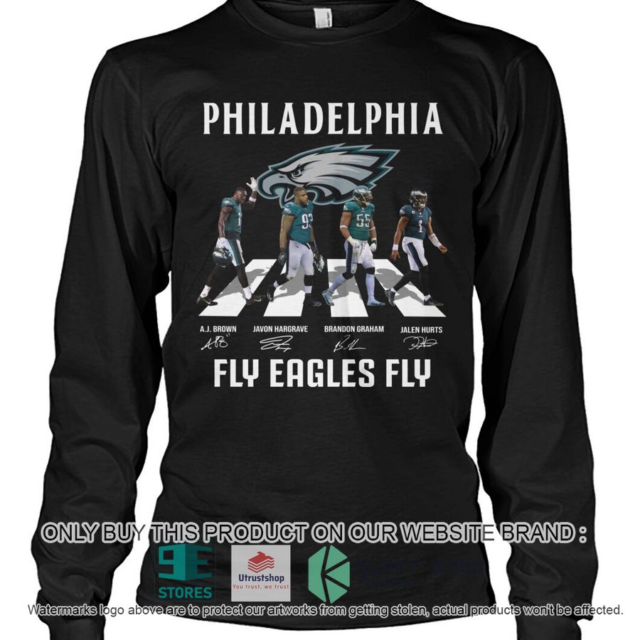 philadelphia eagles fly eagles fly abbey road 2d shirt hoodie 3 23657