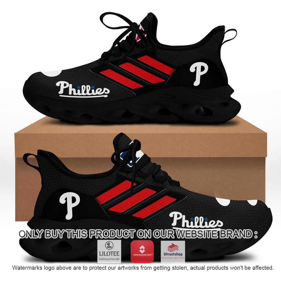 philadelphia phillies black clunky max soul shoes 1 95710