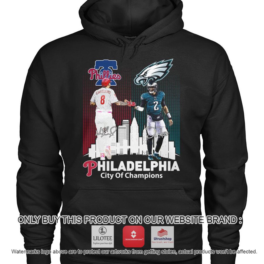 phillies vs philadelphia eagles city of champion 2d shirt hoodie 1 55570