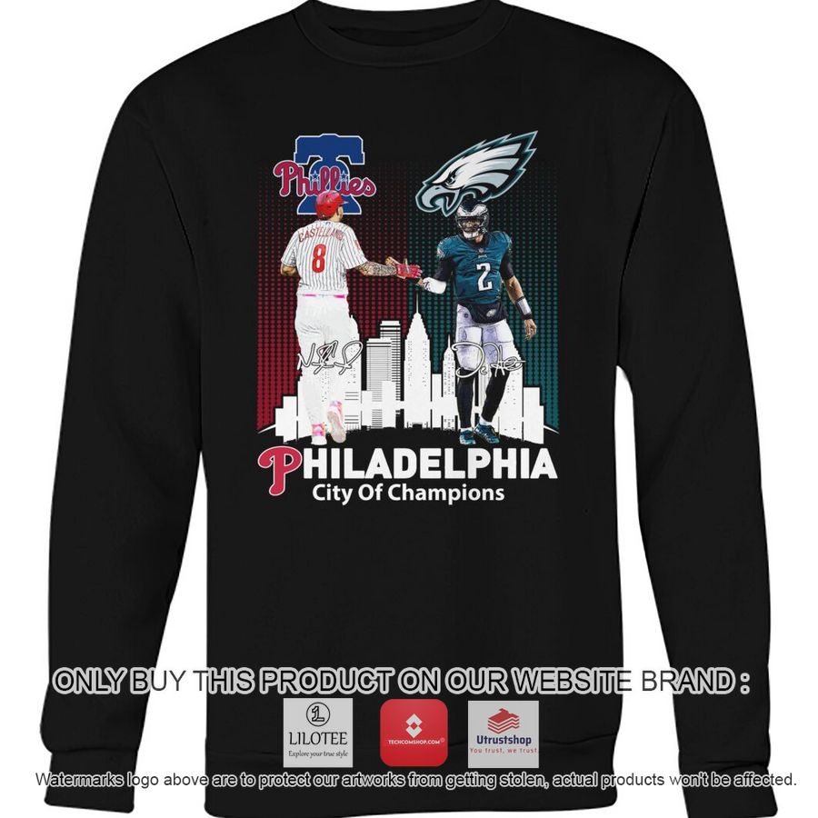phillies vs philadelphia eagles city of champion 2d shirt hoodie 2 57791