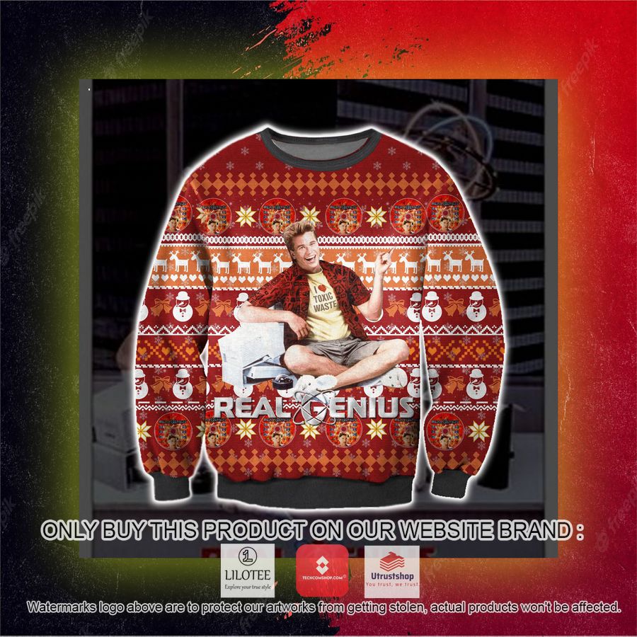 real genius ugly christmas sweater sweatshirt 5 42412