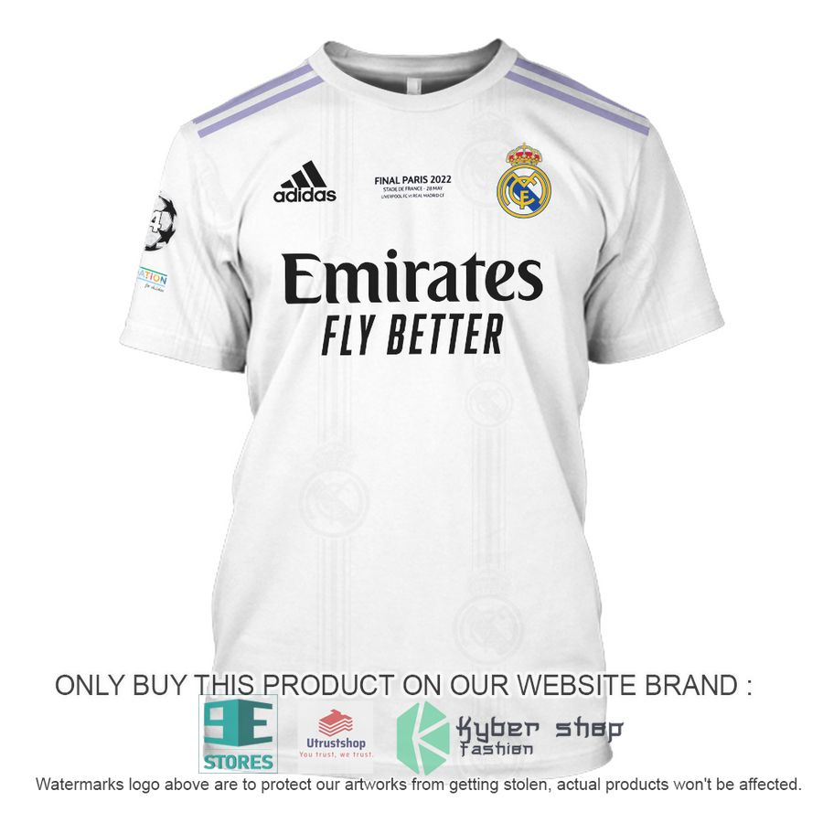 real madrid fc champions 14 white shirt hoodie 7 68862