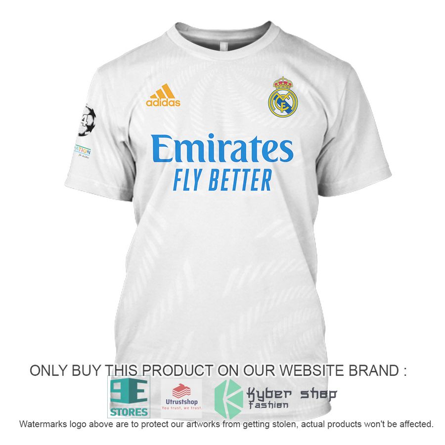 real madrid fc champions of europe 22 white shirt hoodie 7 1265