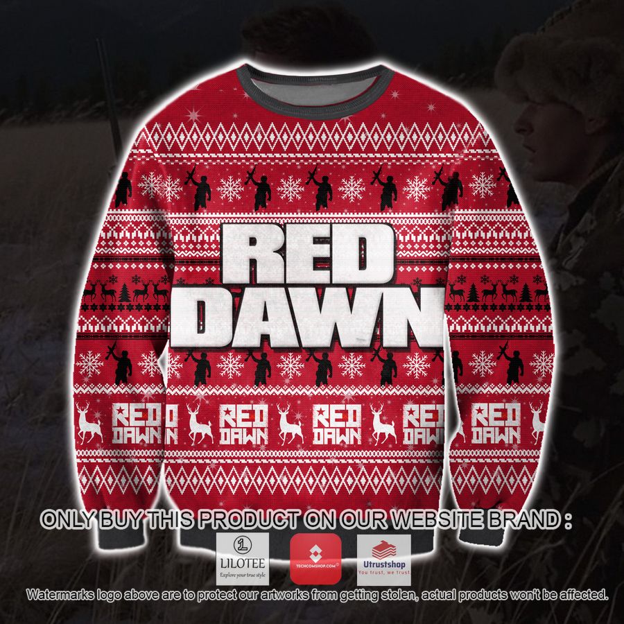 red dawn ugly christmas sweater sweatshirt 1 53003