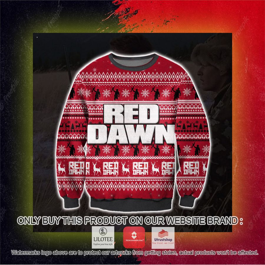red dawn ugly christmas sweater sweatshirt 5 29821