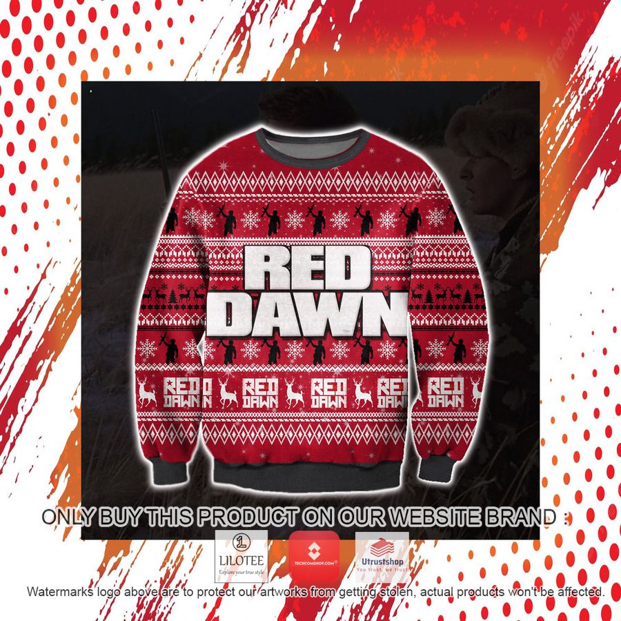 red dawn ugly christmas sweater sweatshirt 7 56818
