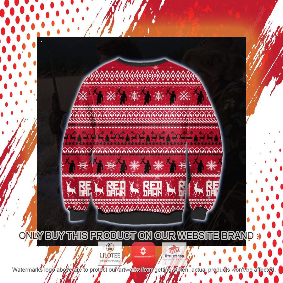 red dawn ugly christmas sweater sweatshirt 8 11655