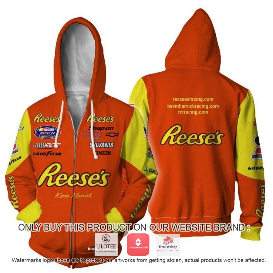 reeses kevin harvick racing 3d shirt hoodie 2 63730