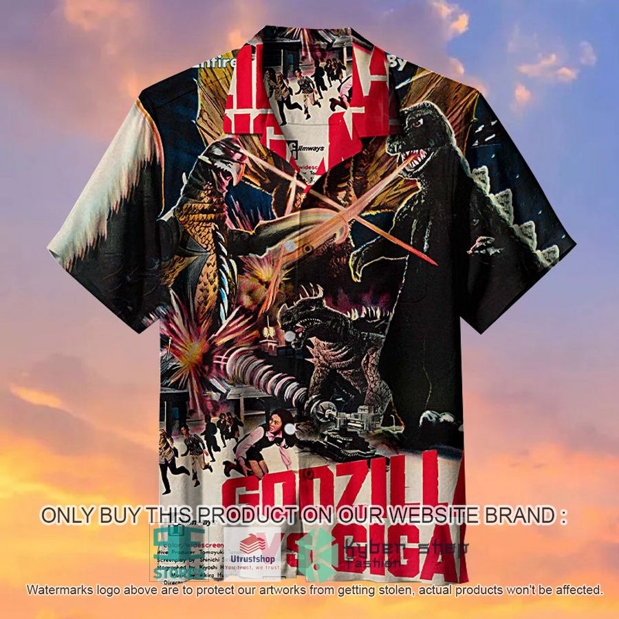 release of godzilla vs gigan hawaiian shirt 1 36937