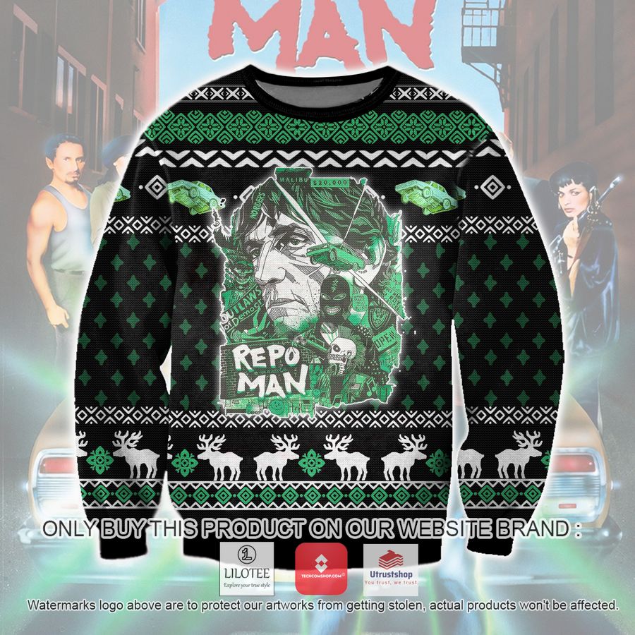 repo man ugly christmas sweater sweatshirt 1 17938