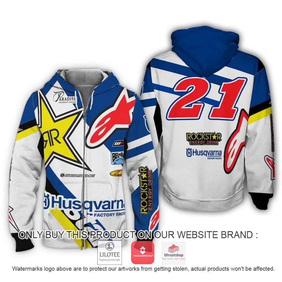 rockstar energy husqvarna racing 21 3d shirt hoodie 2 88233
