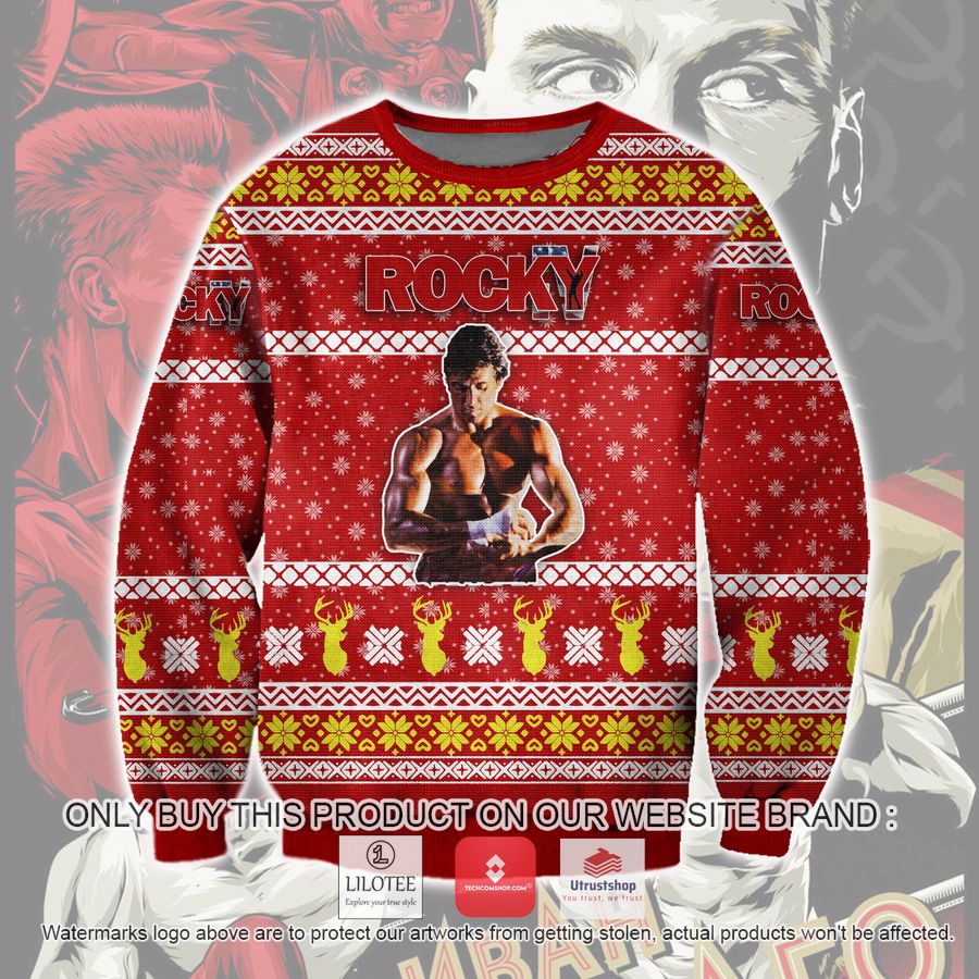 rocky iv ugly christmas sweater sweatshirt 1 98908