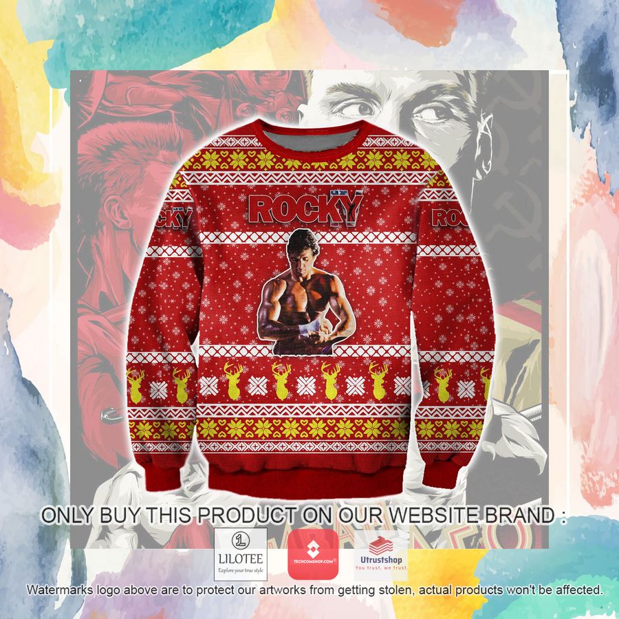 rocky iv ugly christmas sweater sweatshirt 3 81385