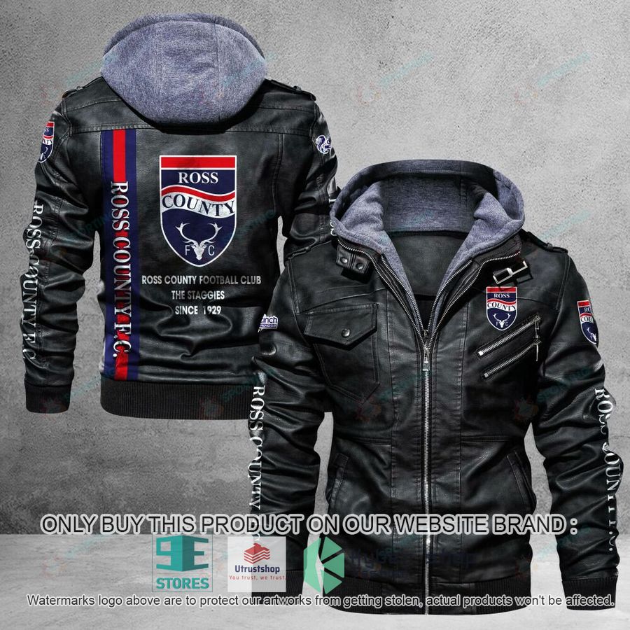 ross county the staggies since 1929 leather jacket 1 24779
