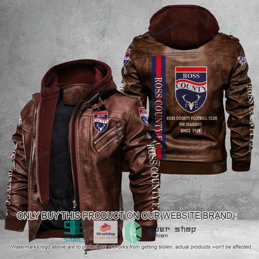 ross county the staggies since 1929 leather jacket 2 83999