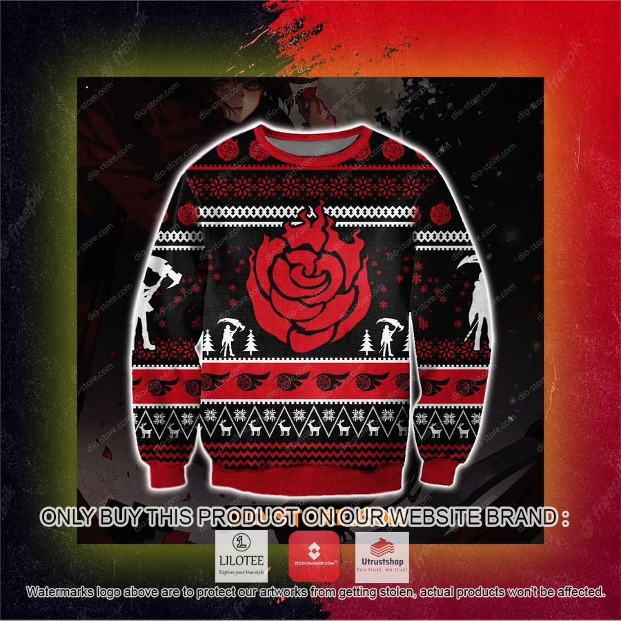 rwby ruby rose ugly christmas sweater sweatshirt 3 39064