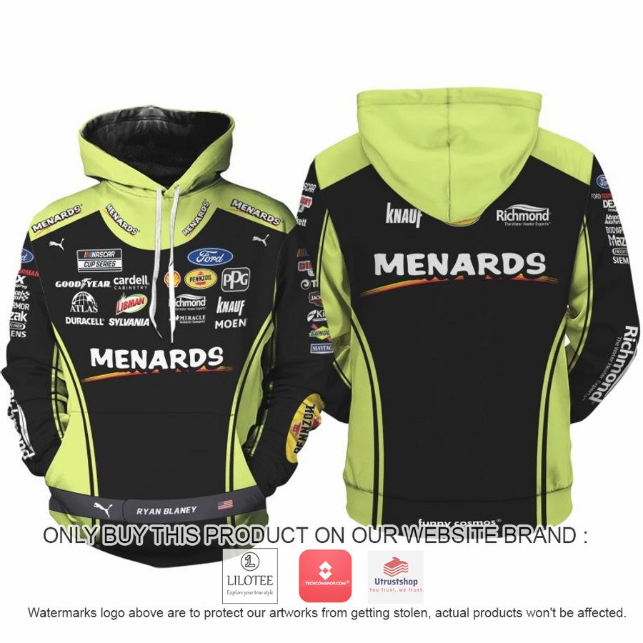 ryan blaney nascar 2022 racing 3d shirt hoodie 1 26297