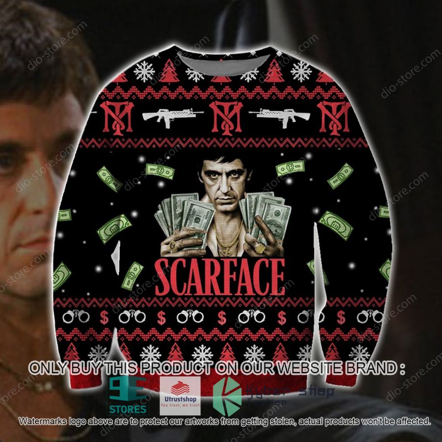 scarface knitted wool sweater 1 5299