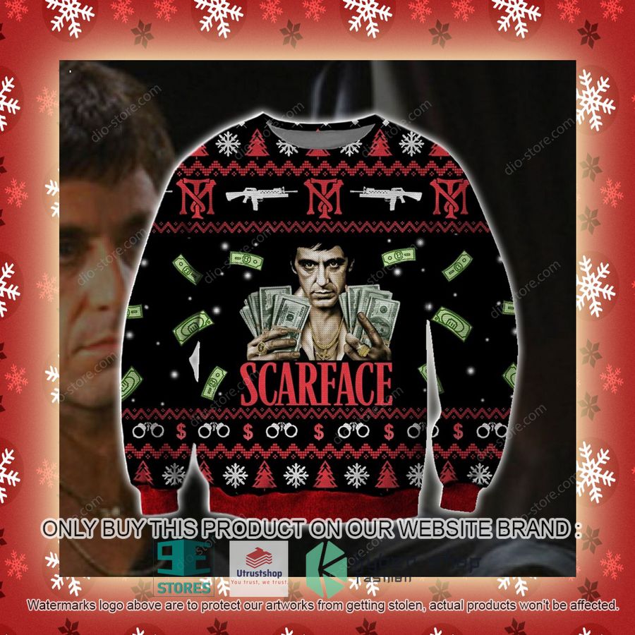 scarface knitted wool sweater 3 67575