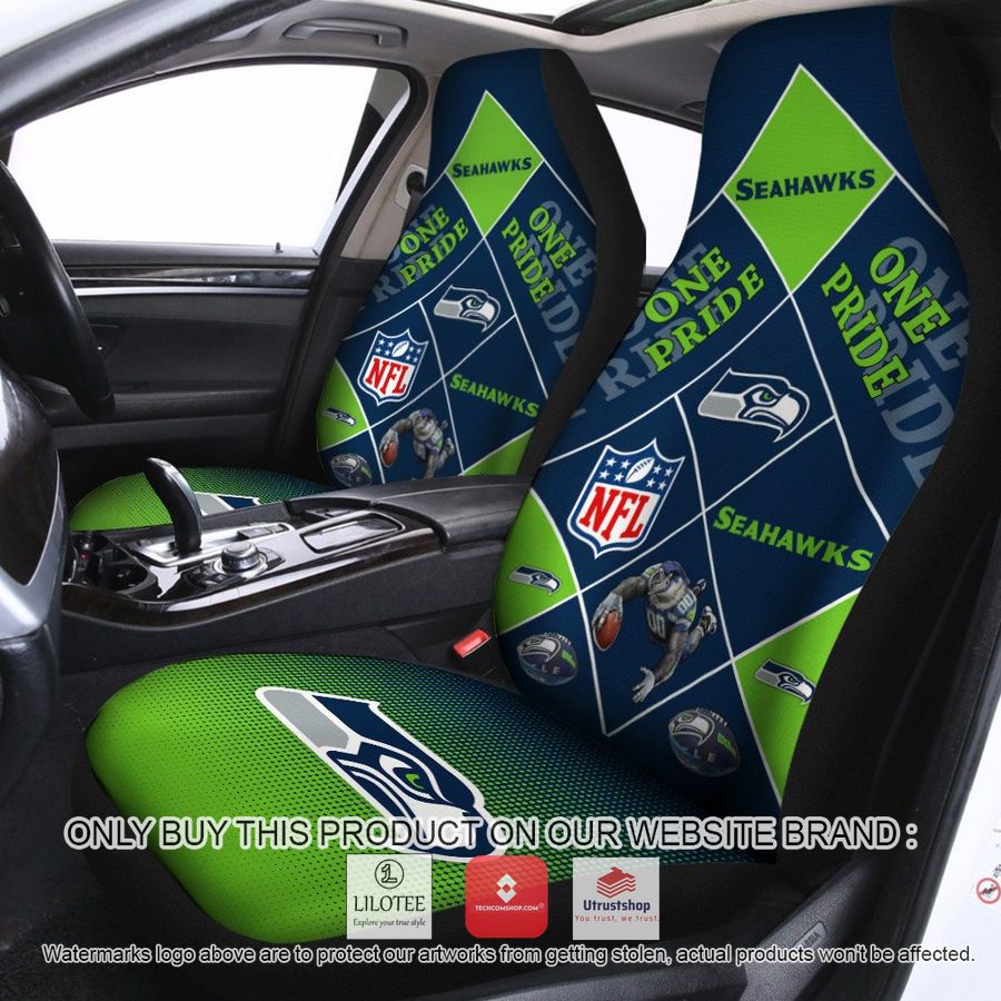 seattle seahawks one pride car seat covers 1 63187
