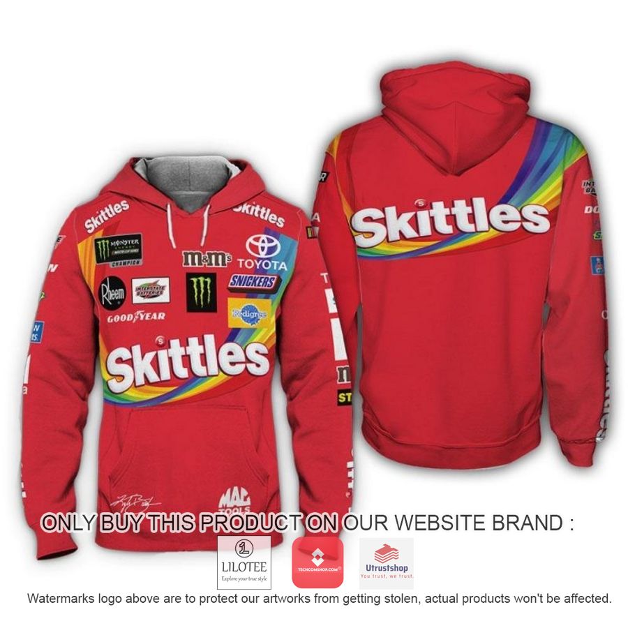 skittles kyle busch racing 3d shirt hoodie 1 79887