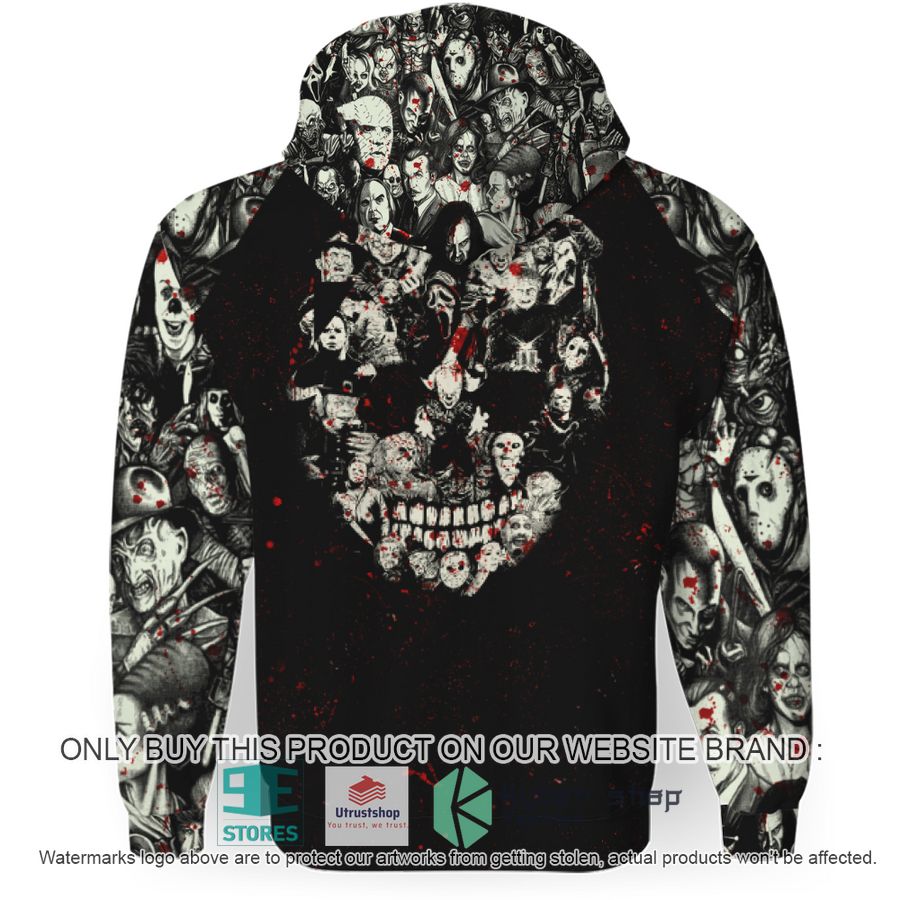 skull horror characters halloween hoodie 3 13683