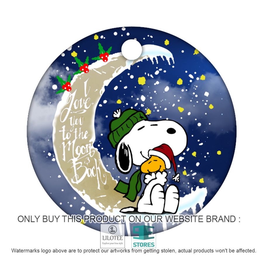 snoopy i love you to the moon and back christmas ornament 2 55467