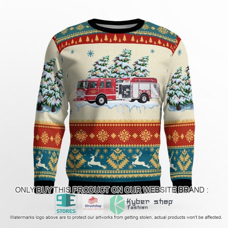 south houston texas south houston volunteer fire department ugly christmas sweater 2 71589