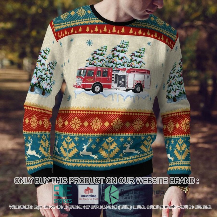 south houston texas south houston volunteer fire department ugly christmas sweater 4 7211