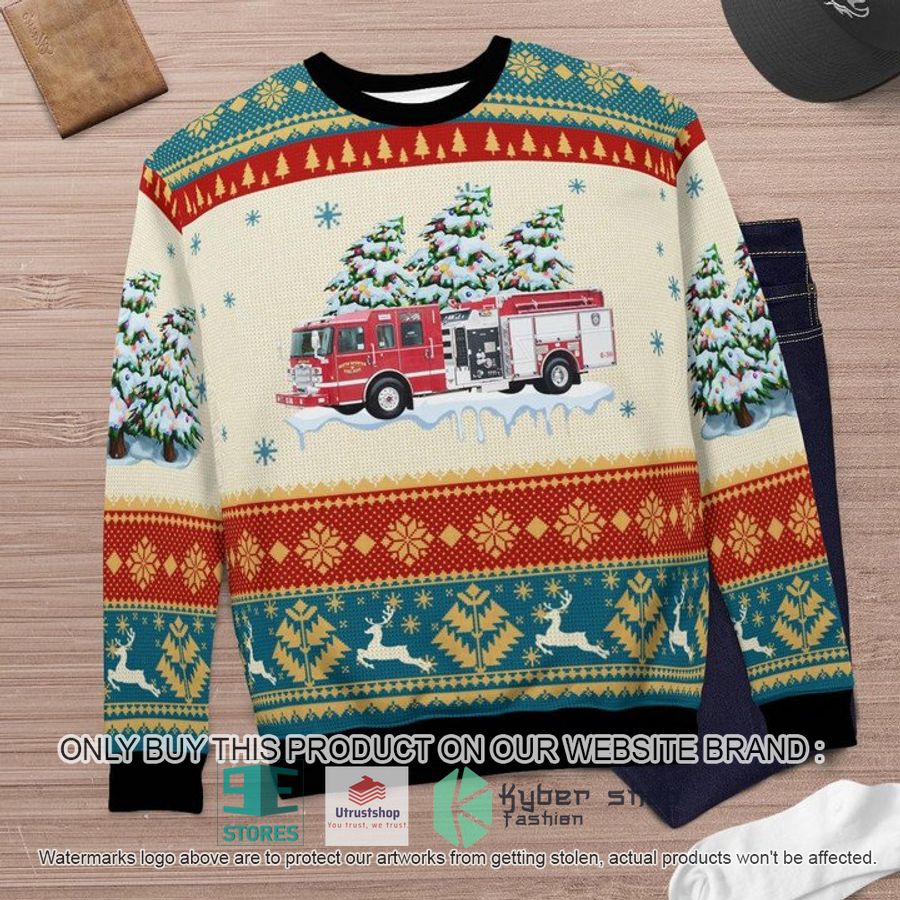 south houston texas south houston volunteer fire department ugly christmas sweater 6 91726